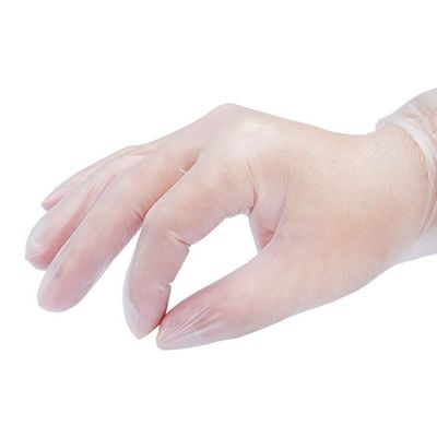 Перчатки PVC прозрачного устранимого предохранения от перчаток винила трудового анти- кисловочные эластичные
