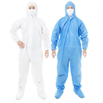 Coveralls изоляции устранимого защитного комбинезона художников EN1186 SMS PP устранимые