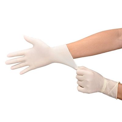 Перчатки латекса Milky белой длины 240mm устранимые медицинские экологические