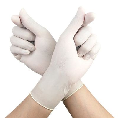Перчатки латекса Milky белой длины 240mm устранимые медицинские экологические