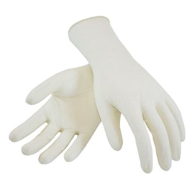 Перчатки латекса Milky белой длины 240mm устранимые медицинские экологические