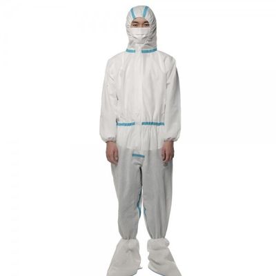 Устранимые защитные бактерии барьера костюма изоляции Coverall GB19082-2009