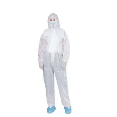 Nonwoven костюмы боилера Coverall S-4XL устранимые защитные без крышки ноги