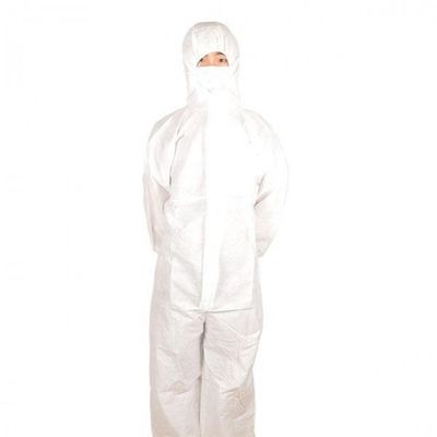 Coveralls белых художников 30-70gsm устранимые защитные работают костюмы