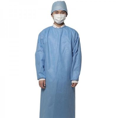 Изоляция S-XXL SMS хирургическая одевает устранимую работая мантию