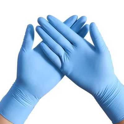 Перчатки нитрила ISO13485 ISO14001 Xl Xxl медицинские устранимые пудрят свободно