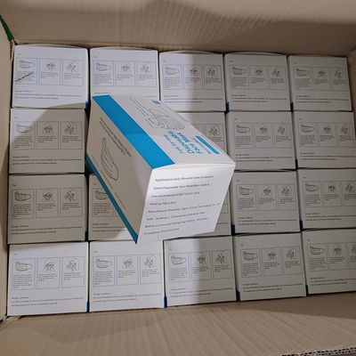 лицевой щиток гермошлема голубого лицевого щитка гермошлема слоев Ffp2 устранимый не сплетенный