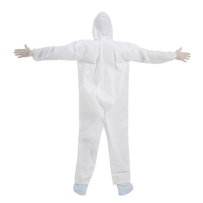 Водоустойчивый соединиенный Coverall S-4XL устранимый PP/устранимый медицинский костюм