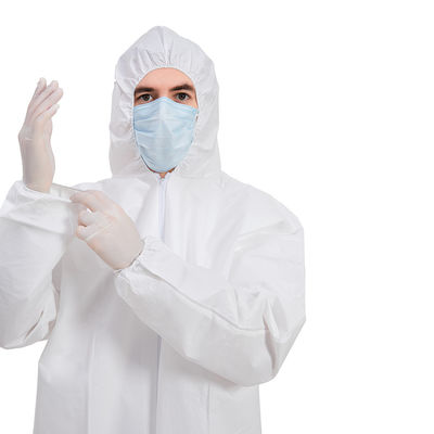 Coveralls одежды барьера крови УПРАВЛЕНИЯ ПО САНИТАРНОМУ НАДЗОРУ ЗА КАЧЕСТВОМ ПИЩЕВЫХ ПРОДУКТОВ И МЕДИКАМЕНТОВ устранимые медицинские/полипропилена Sms