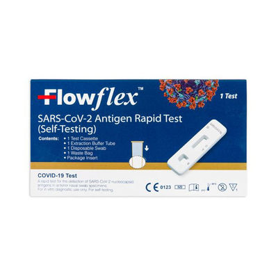 Тест 5 Testkassette антигена Acon Flowflex Cov 2 теста носового антигена образца быстрый