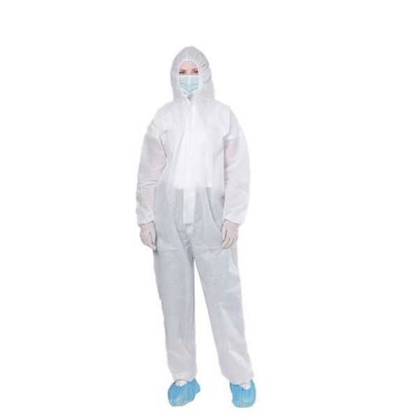 Nonwoven костюмы боилера Coverall S-4XL устранимые защитные без крышки ноги