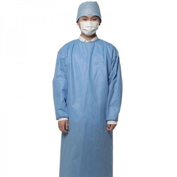 Изоляция S-XXL SMS хирургическая одевает устранимую работая мантию
