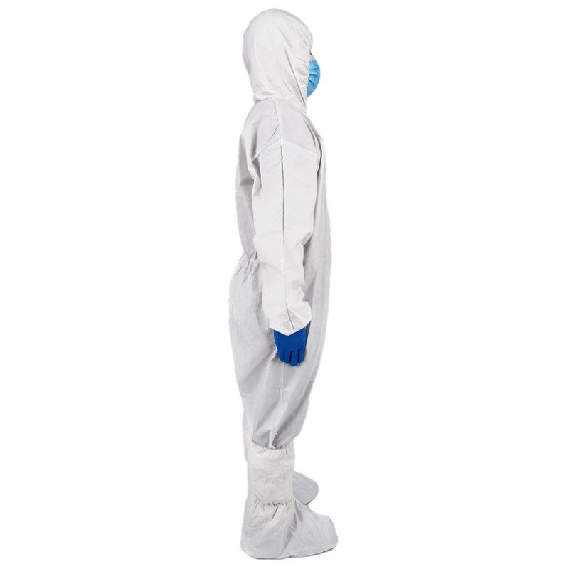 Водоустойчивый соединиенный Coverall S-4XL устранимый PP/устранимый медицинский костюм