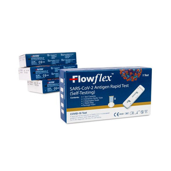 Тест 5 Testkassette антигена Acon Flowflex Cov 2 теста носового антигена образца быстрый